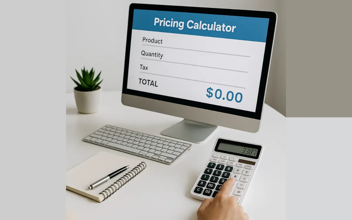 Calculadora de Preços Personalizada — imagem ilustrativa