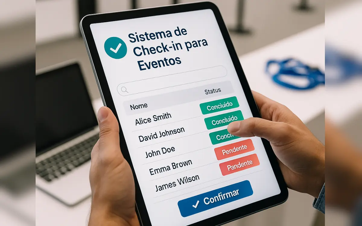 Sistema de Check-in para Eventos — Loja de Apps BR