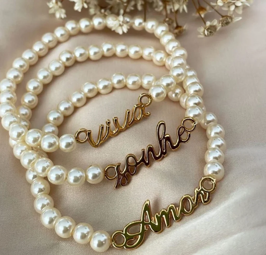 Pulseira de pérolas